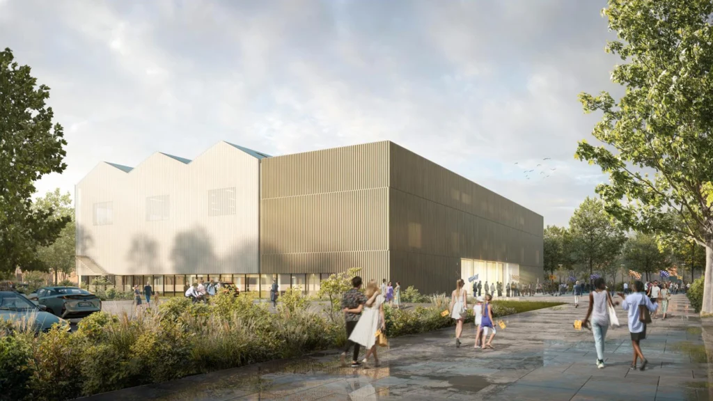  8-Feld-Sporthalle in Monheim am Rhein - Electrical installations, complete installation of lighting systems and emergency lighting, BMA / EDV / MSR / RWA / BMA / SAA