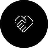 Handshake icon – symbol of partnership