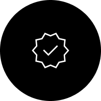 Certificate icon – symbol of quality and award